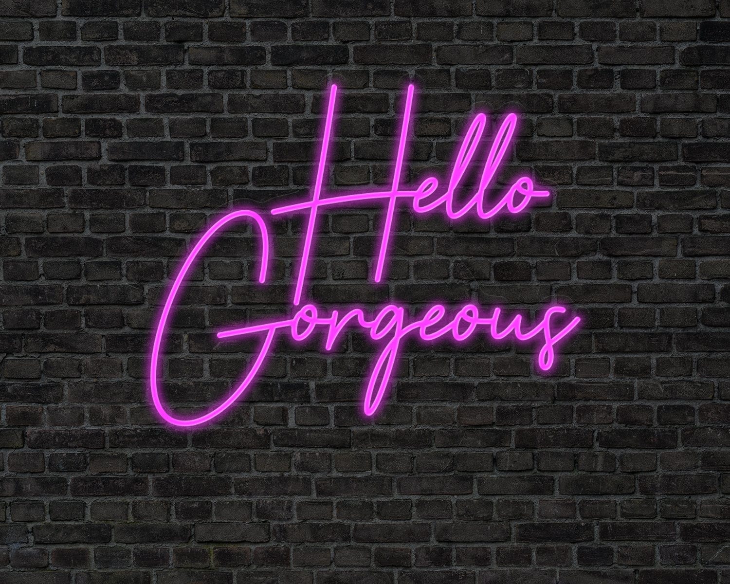 Hello Gorgeous Neon Sign - Image 5