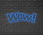 Wow! Neon Sign