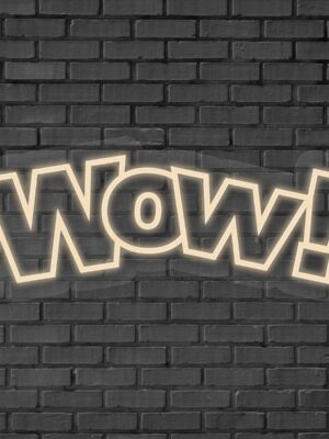 Wow! Neon Sign