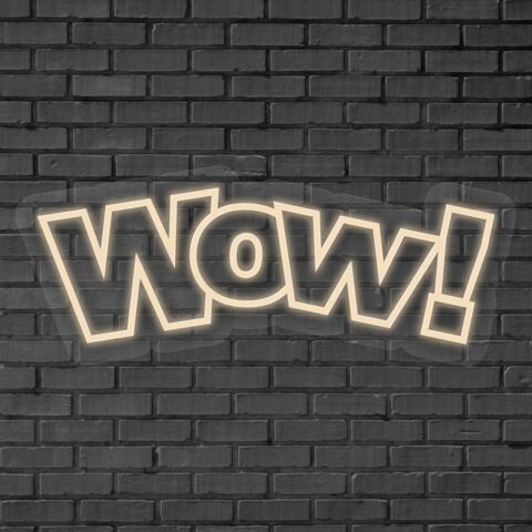 Wow! Neon Sign
