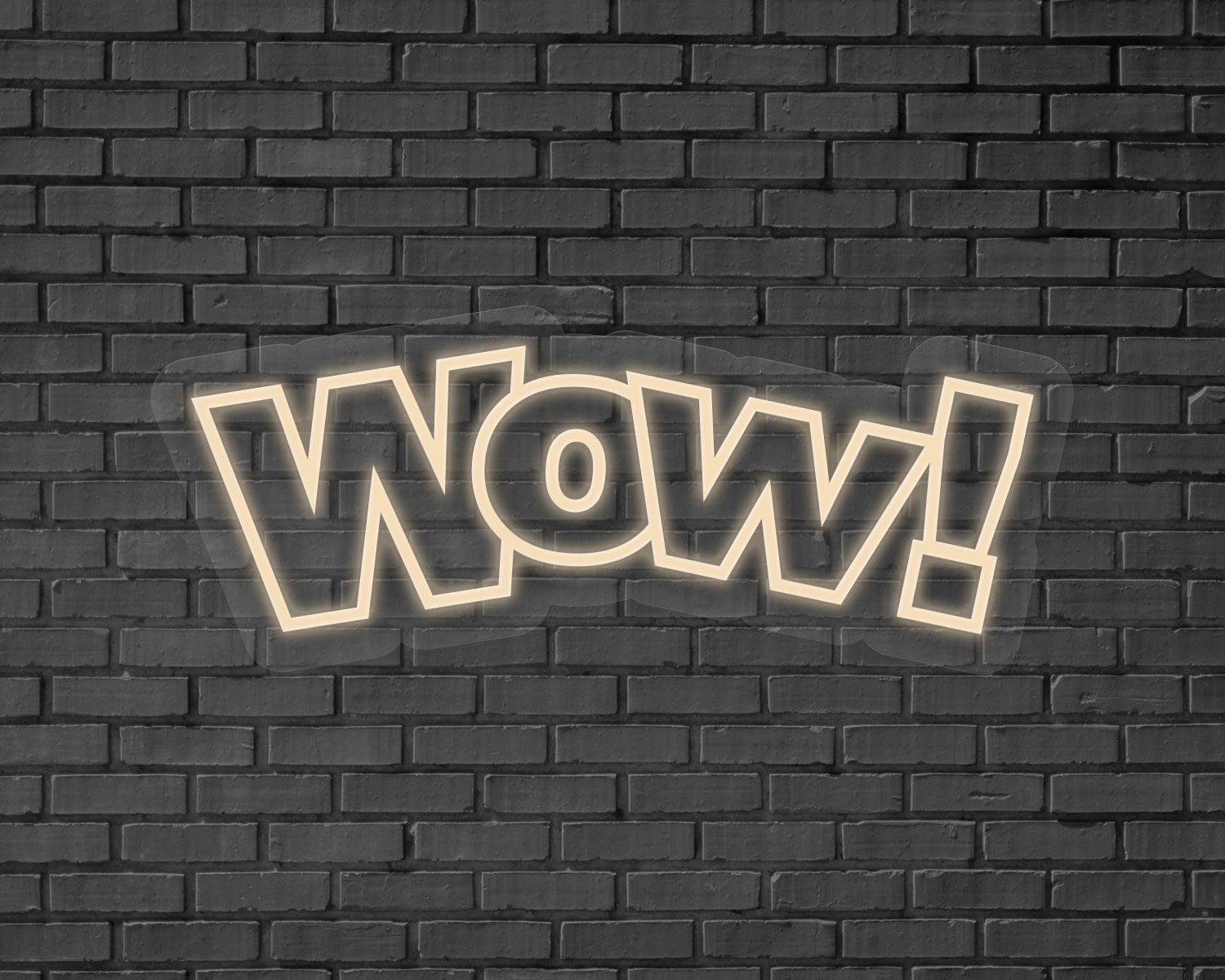 Wow! Neon Sign