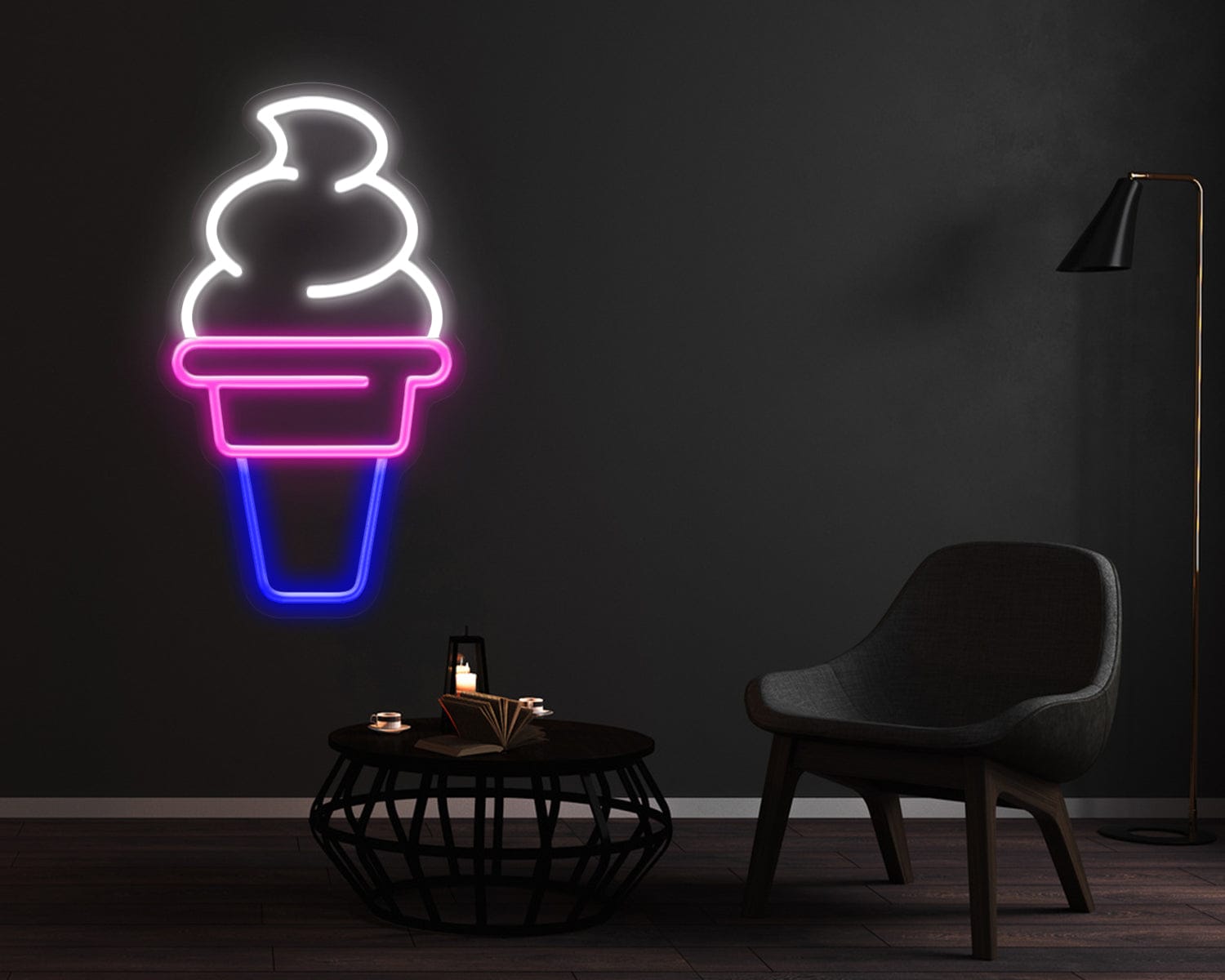 Soft Serve Ice Cream Neon Sign - Image 3