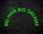 Big Hair Big Dreams Neon Sign