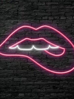Bite lips Neon Sign