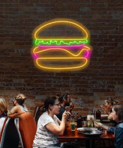 Alternative view of Burger Neon Sign