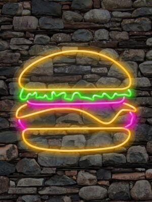 Burger Neon Sign