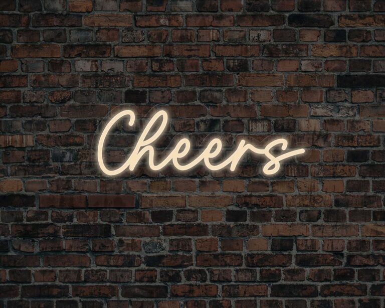 Cheers Neon Sign