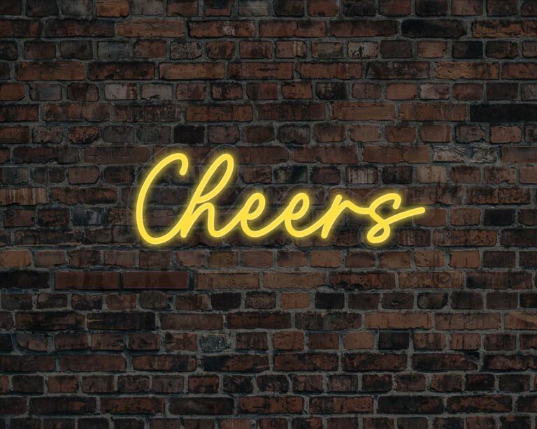 Cheers Neon Sign