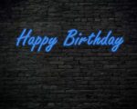 Happy Birthday Neon Sign
