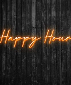 Happy Hour Neon Sign