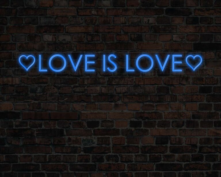 Love is Love Neon Sign