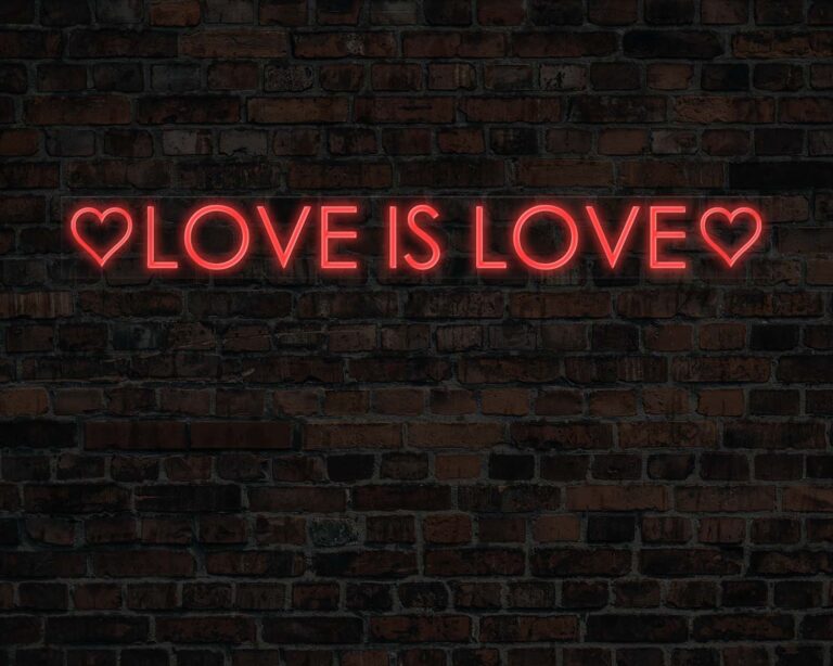Love is Love Neon Sign
