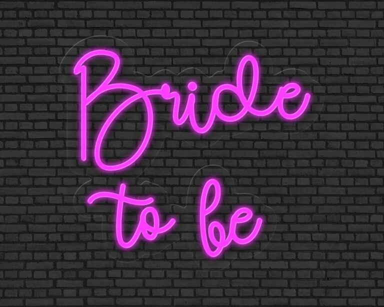 Bride to be Neon Sign