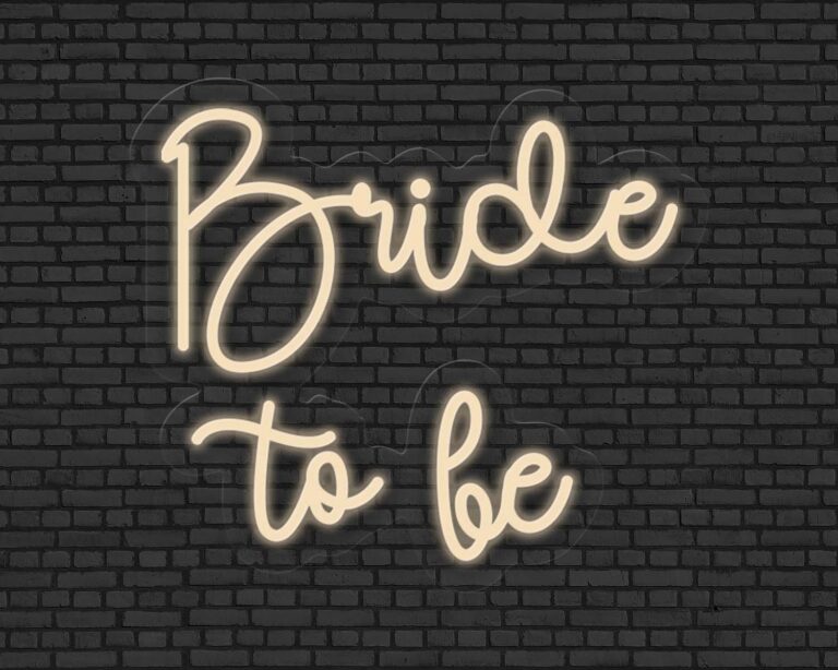 Bride to be Neon Sign