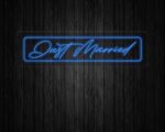 Just Married Neon Sign