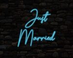 Just Married Neon Sign