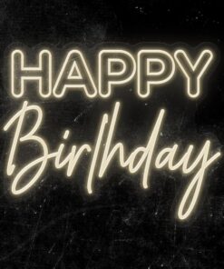 Happy Birthday  Neon Sign