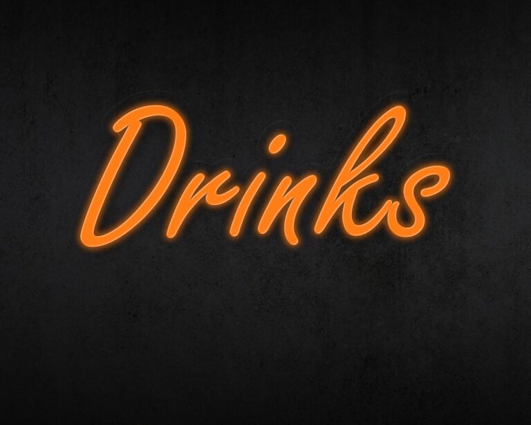 Drinks Neon Sign