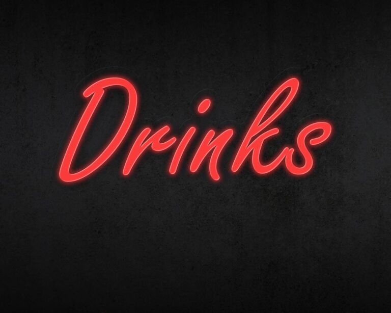Drinks Neon Sign