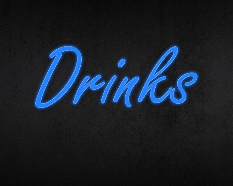 Drinks Neon Sign