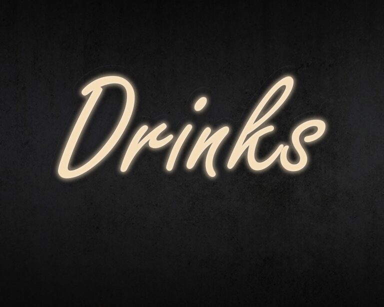 Drinks Neon Sign