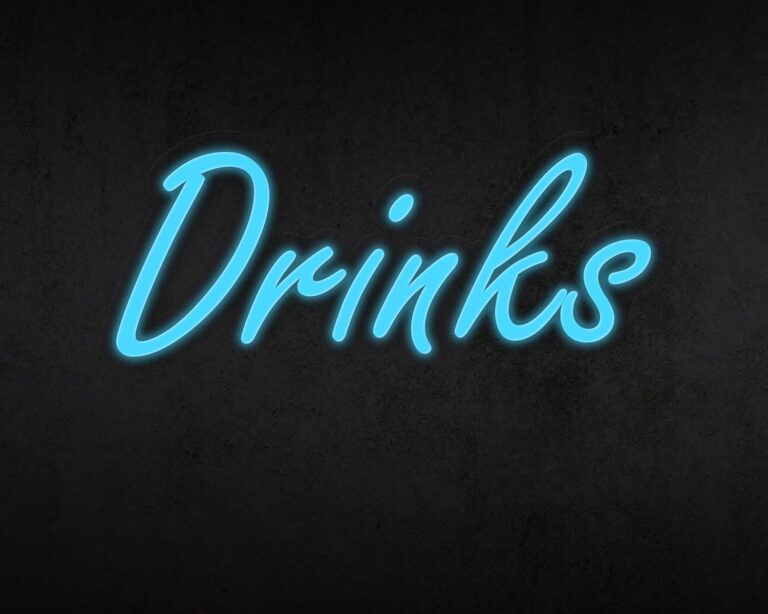 Drinks Neon Sign