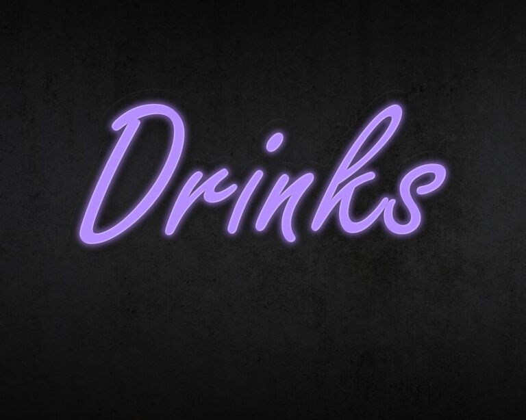 Drinks Neon Sign
