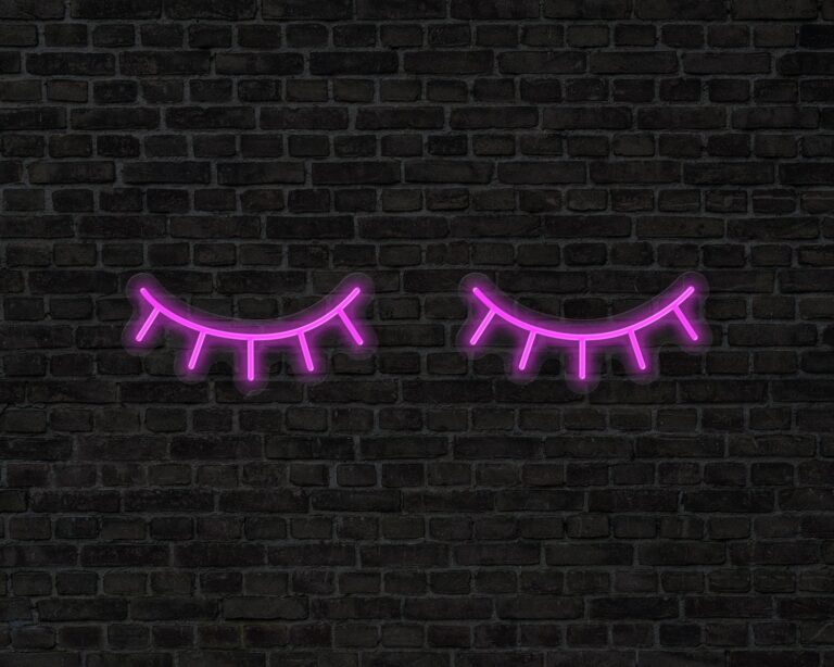 Lashes Beauty Neon Sign