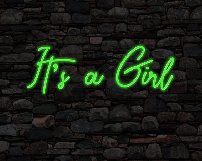 Its a Girl Neon Sign