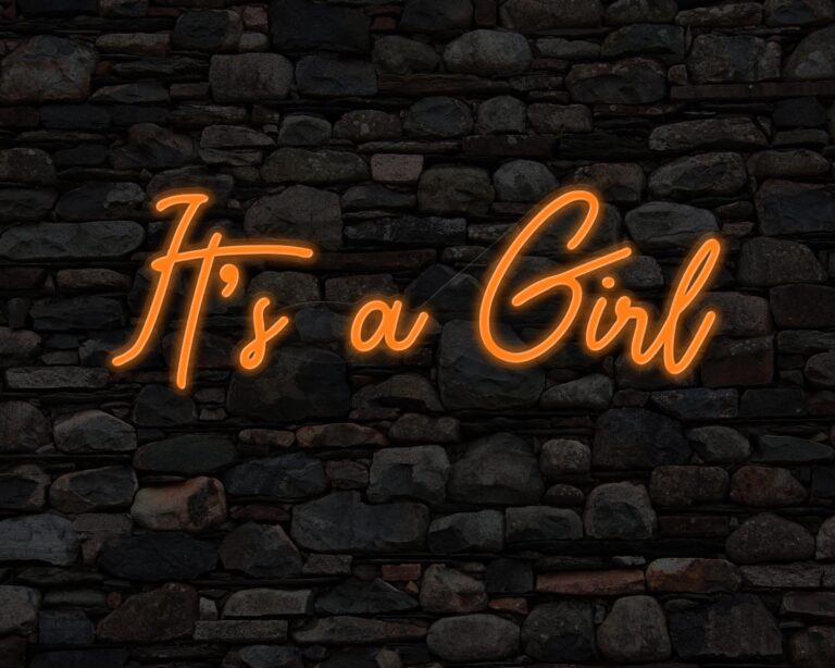 Its a Girl Neon Sign