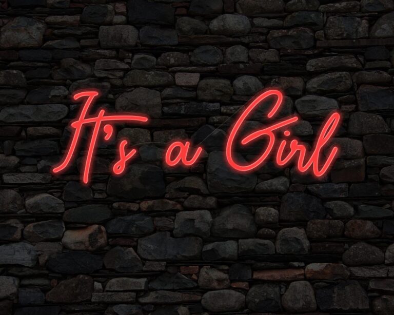 Its a Girl Neon Sign
