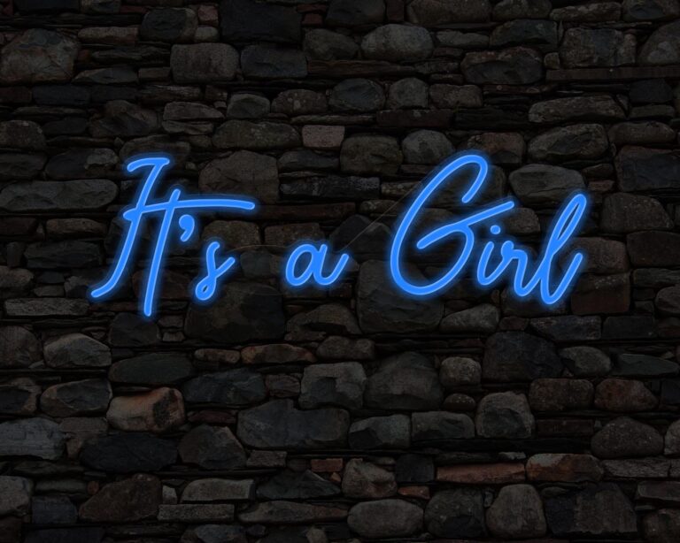 Its a Girl Neon Sign
