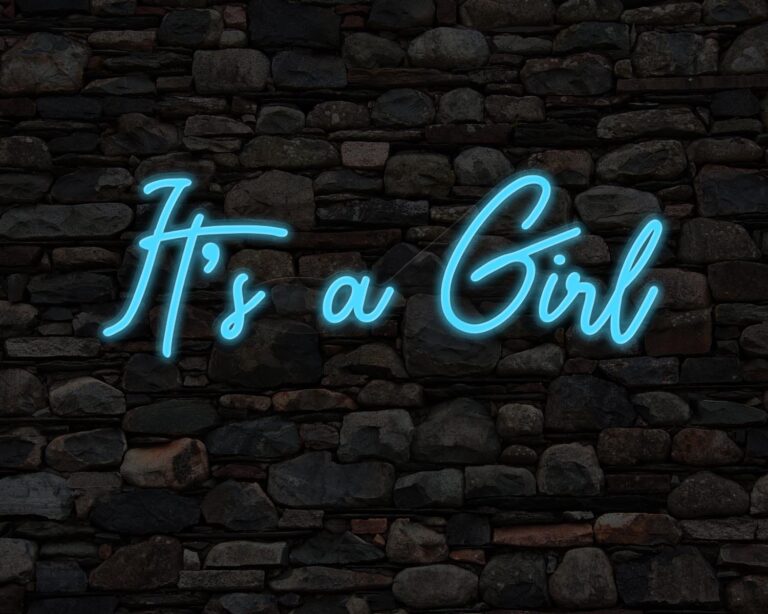 Its a Girl Neon Sign