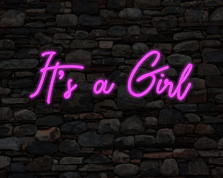 Its a Girl Neon Sign