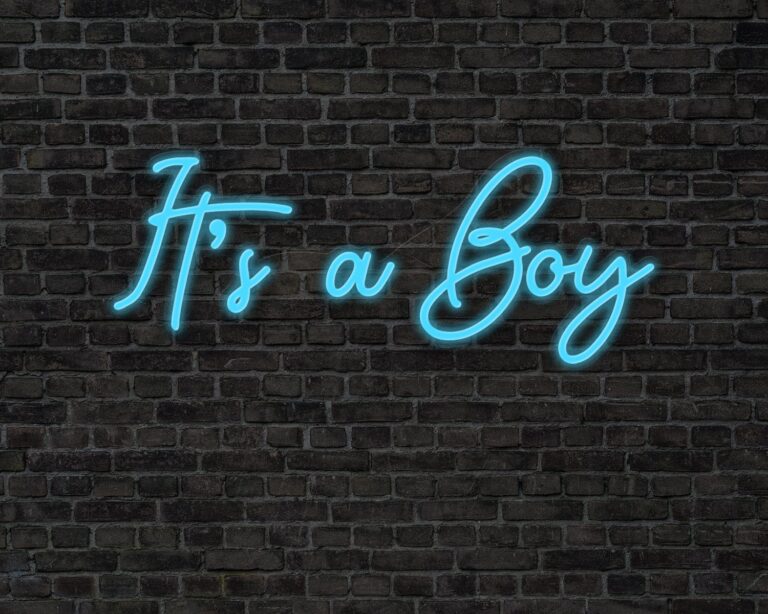 Its a Boy Neon Sign