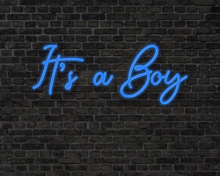 Its a Boy Neon Sign