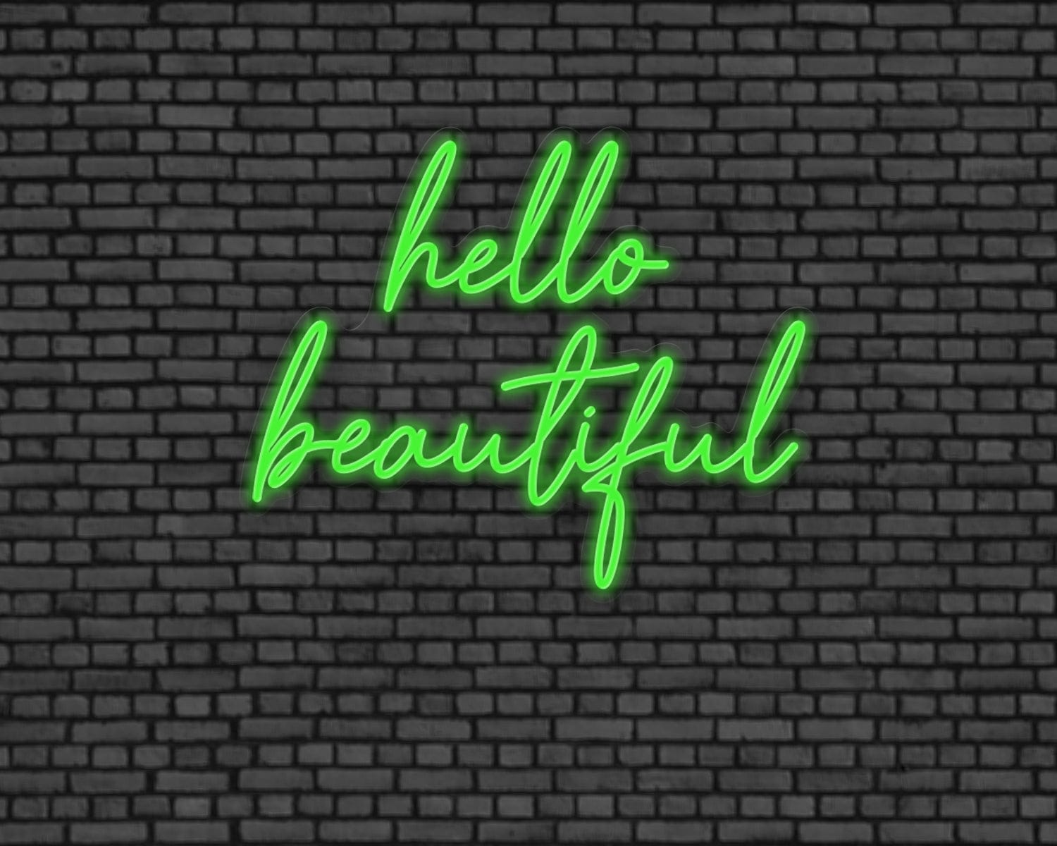 Hello Beautiful Neon Sign - Image 5