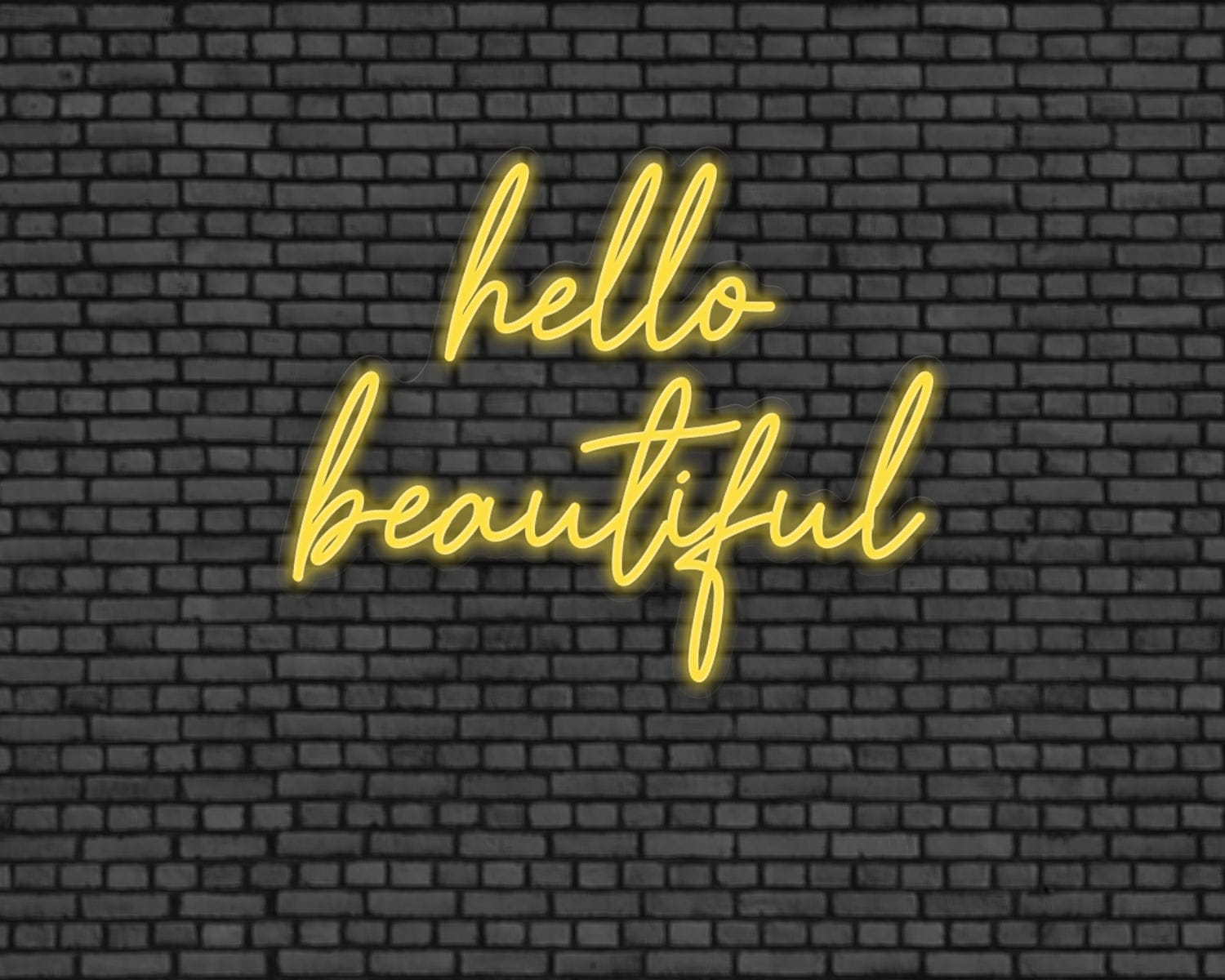 Hello Beautiful Neon Sign - Image 4