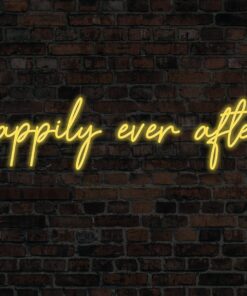 Alternative view of Happily Ever After Neon Sign