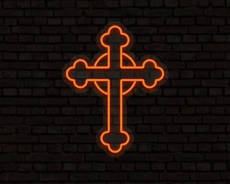 Cross Neon Sign