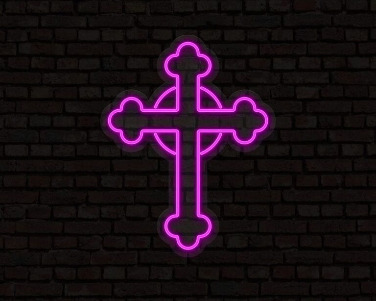 Cross Neon Sign