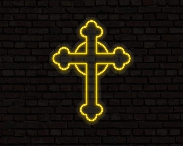 Cross Neon Sign