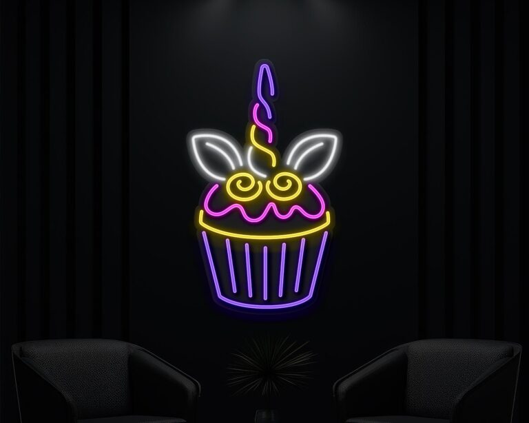 Cup Cake Neon Sign