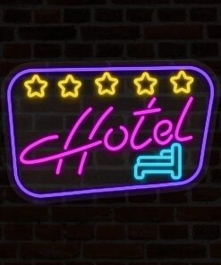 Hotel Neon Sign