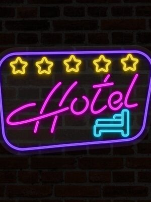 Hotel Neon Sign