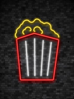 Popcorn Neon Sign