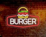 Burger Neon Sign