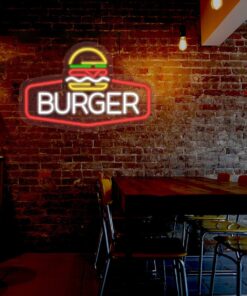 Burger Neon Sign