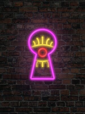 Keyhole Eyes Neon