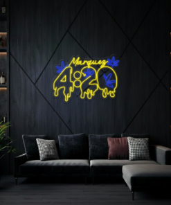 Alternative view of It's 4:20 Somewhere Neon Sign